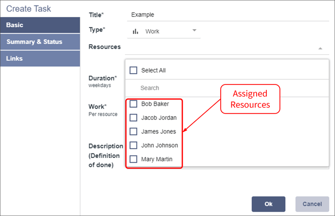 Admin - Projects - 4 - Assigned resources in Playbook