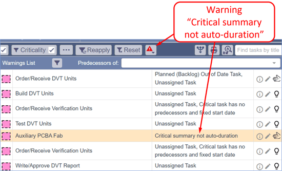 Apr 2023 - Critical Summary not auto-duration - 2