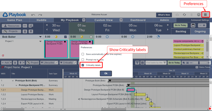 Dec 1, 2022 - Enhancements - 3 - Enable Criticality Labels