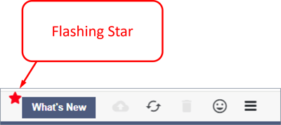 Feb 2024 - Whats New - 1 - Flashing Red Star