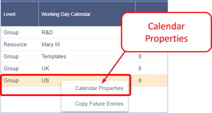 Jan 2024 - NWD Admin - 3 - Select Calendar Properties