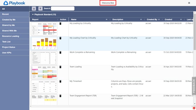Aug 29, 2022 - 2 - Reports pane