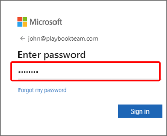 Nov 5, 2022 - SSO - 3 - Microsoft Account Password